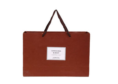 kaufen Kundengebundene Größen-Papier-Einkaufstasche-mittlere weiche Härte-Brown-Farbe Online-Herstellung