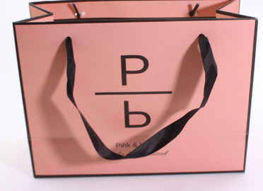 Genaue Druckrosa-Papierfördermaschinen-Taschen, fantastische Butiken-Einkaufstaschen fournisseur