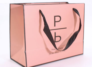 Genaue Druckrosa-Papierfördermaschinen-Taschen, fantastische Butiken-Einkaufstaschen fournisseur