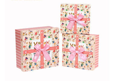 Beendet freundliche Pappgeschenkboxen Eco, Luxus kundenspezifische Logo-Geschenkboxen fournisseur