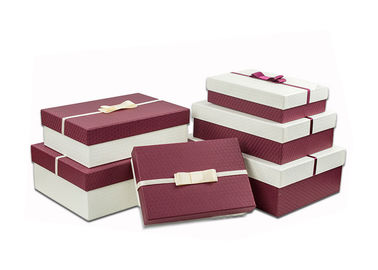 Beendet freundliche Pappgeschenkboxen Eco, Luxus kundenspezifische Logo-Geschenkboxen fournisseur