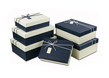 Beendet freundliche Pappgeschenkboxen Eco, Luxus kundenspezifische Logo-Geschenkboxen fournisseur