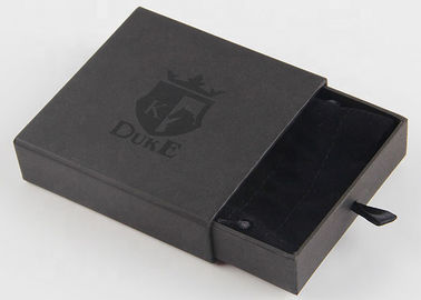 Schwarzes Farbluxusgeschenk-Verpackenkästen wiederverwendbares Cutsomized-Logo für Armband fournisseur