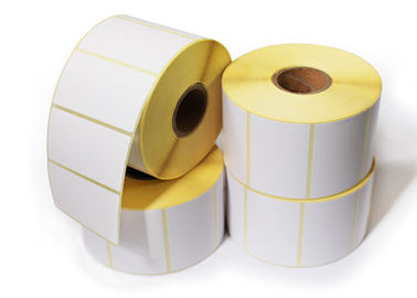 Imprägniern Sie weißes Aufkleber-Papier-Rollenetikettenpapier/unteres Papiermaterial Gration fournisseur