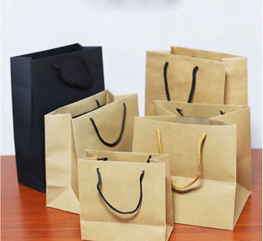 kaufen Hohe freundlicher hoher Riss-Widerstand Haltbarkeits-Gewohnheit Druck-Kraftpapier-Papiertüten Eco Online-Herstellung