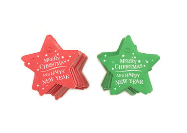 Weihnachtsart-Gewohnheit Druckfall etikettiert verschiedene Form für DIY-Dekorations-Geschenk fournisseur
