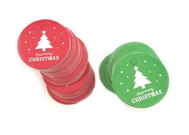 Weihnachtsart-Gewohnheit Druckfall etikettiert verschiedene Form für DIY-Dekorations-Geschenk fournisseur