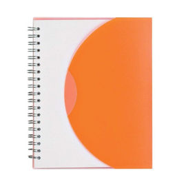 PVC/pp. umfassen Gewohnheit gewundene Notizbuch-Druckgröße 5,25 * 8,25 Zoll fournisseur