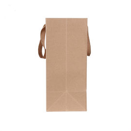 Praktische Kraftpapier-Einkaufstaschen, Papiertüten Browns Kraftpapier für irgendeine feierliche Gelegenheit fournisseur