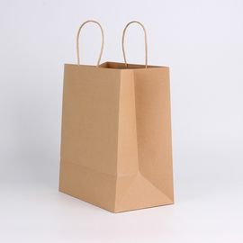 Recyclebares personifiziertes Brown-Papiertüten Soem/ODM verfügbar für das Verpacken fournisseur