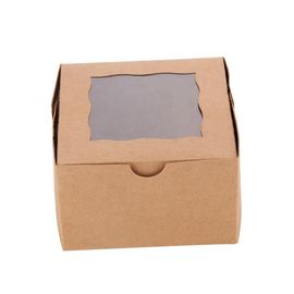 Bäckerei-Kuchen nehmen Kasten, Verpacken- der Lebensmittelkästen mit klarem Betrachtungs-Fenster weg fournisseur