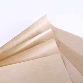 Nahrungsmittelgrad-Packpapier-fettdichtes Kraftpapier-Material kundengebundene Größe fournisseur