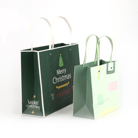 Populäres Papier-Geschenk-Verpackentaschen-biologisch abbaubares kundengebundenes Gewicht für Weihnachten fournisseur