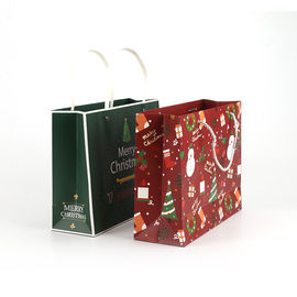 Populäres Papier-Geschenk-Verpackentaschen-biologisch abbaubares kundengebundenes Gewicht für Weihnachten fournisseur