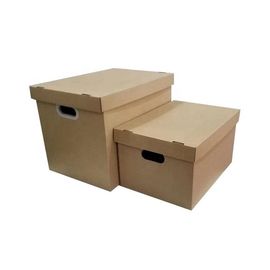 Beweglicher gewölbter Karton-bewegliche Kästen Browns für Briefkasten-Papier fournisseur