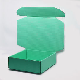 Wellpappgewohnheit druckte Kästen aufbereitete Materialien kundengebundene Farbe fournisseur
