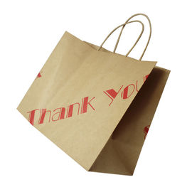 Kundengebundene Größen-Kraftpapier-Papiertüten für Förderungen/Geschenke/Anzeigen fournisseur