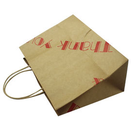 Kundengebundene Größen-Kraftpapier-Papiertüten für Förderungen/Geschenke/Anzeigen fournisseur