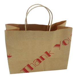 Kundengebundene Größen-Kraftpapier-Papiertüten für Förderungen/Geschenke/Anzeigen fournisseur