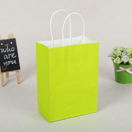 Körper farbiges Kraftpapier-Papiertüte-recyclebares umweltfreundliches für den Einkauf fournisseur