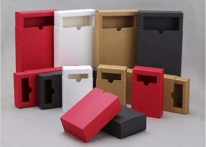 Rechteckige kleine Kraftpapier-Geschenkbox, Fach-Kasten des Kraftpapier-350g fertigte Farbe besonders an fournisseur