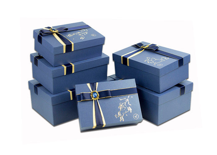 Beendet freundliche Pappgeschenkboxen Eco, Luxus kundenspezifische Logo-Geschenkboxen fournisseur