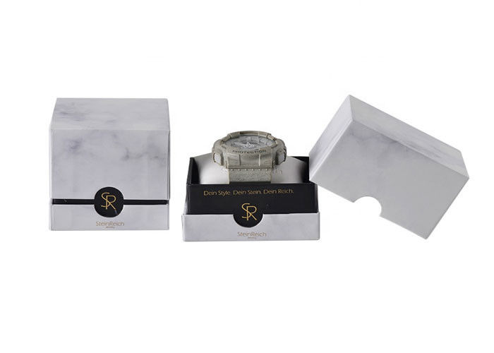 Pappe-Morden-Marmor-Geschenkbox, sondern Uhr-Geschenkboxen mit Kissen aus fournisseur