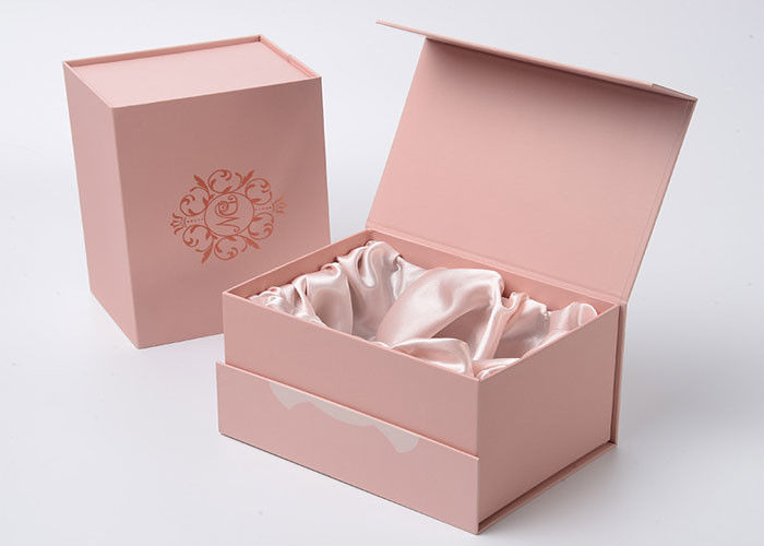 Handgemachte schöne rosa Geschenkbox, magnetisches Papierkasten-einfaches recyclebares fournisseur