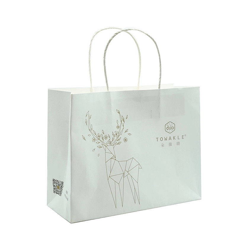Recyclebare personifizierte Papiergeschenk-Taschen, bestellten Papiertüten für das Verpacken voraus fournisseur