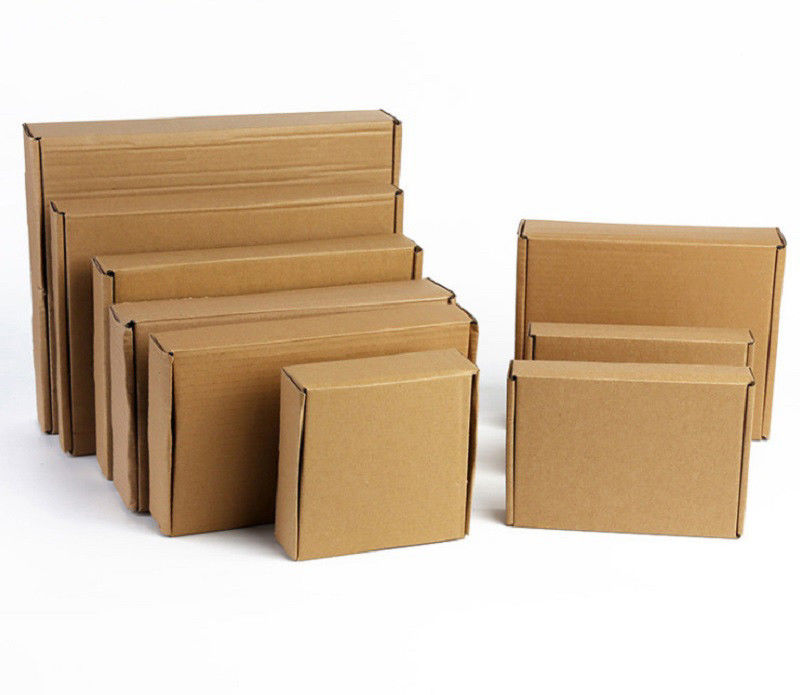 Kraftpapier-Brown-Karton-Kasten, kundenspezifische gewölbte Kasten-Stärke 0.23mm fournisseur