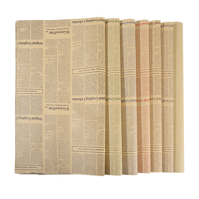 Abbaubare Packpapier-Größe 50 * 70cm ungebleichtes Kraftpapier-Material fournisseur