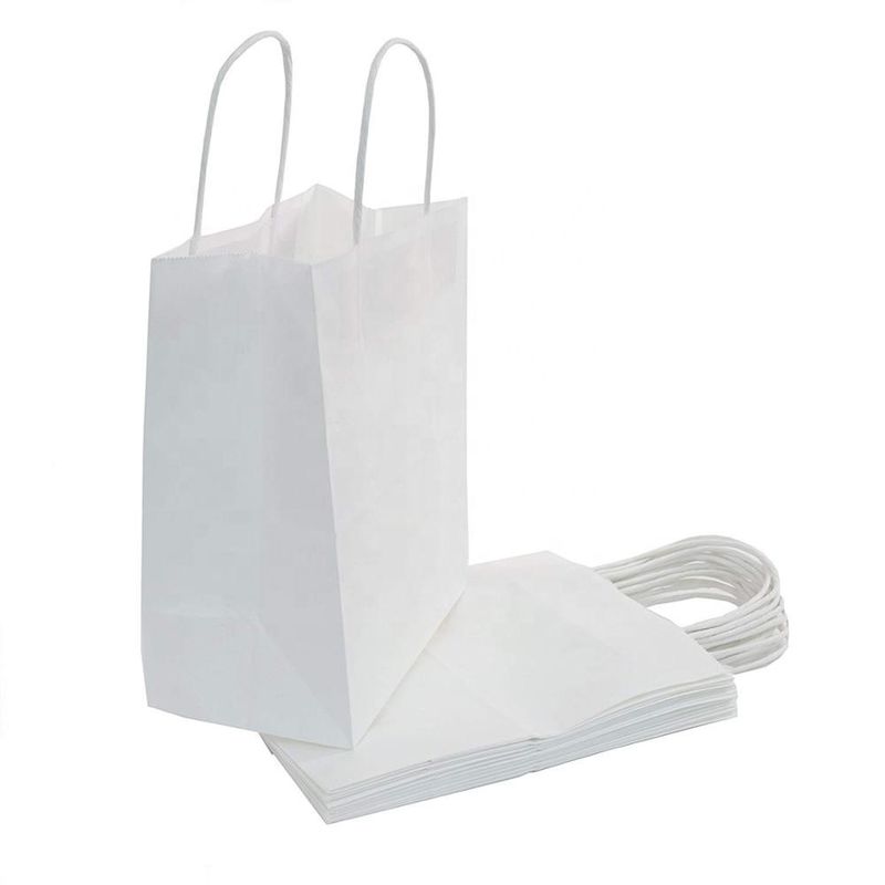 Moderne verschiedene Farbe der Kraftpapier-Papiertüte-Größen-21 * 11 * 27cm verfügbar fournisseur