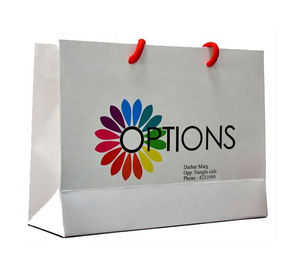Good price Weiß Druck-Kraftpapier-Papiertüten Customzied-Stärke für Firmenförderung Online