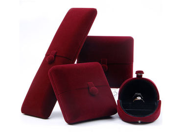 Good price Flanell-Gewebe-Luxusschmuck-Geschenkboxen mit einzigartiger doppelter Öffnungs-Methode Online