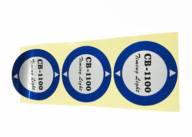 Good price Runde Form-kundenspezifische Aufkleber glatt/Mattendstärke 0,2 - 0.3mm Online