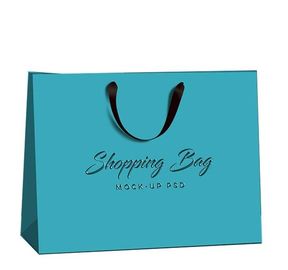 Good price Helle Farbgewohnheit druckte Papiertüten mit Folien-stempelndem/Prägungsvollenden Online