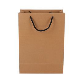 Good price Baumwoll-Griff-Gewohnheit Druck-Brown-Papiertüte-recyclebare wasserlösliche Eigenschaft Online