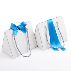 Good price Dreieck-Form-Pappeinkaufstaschen, Band runzelten Papiertüten Online